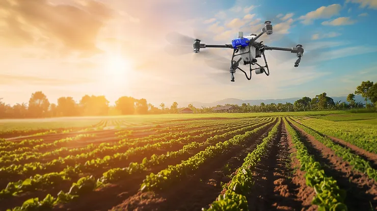 Drone da Agro Atlas Voando